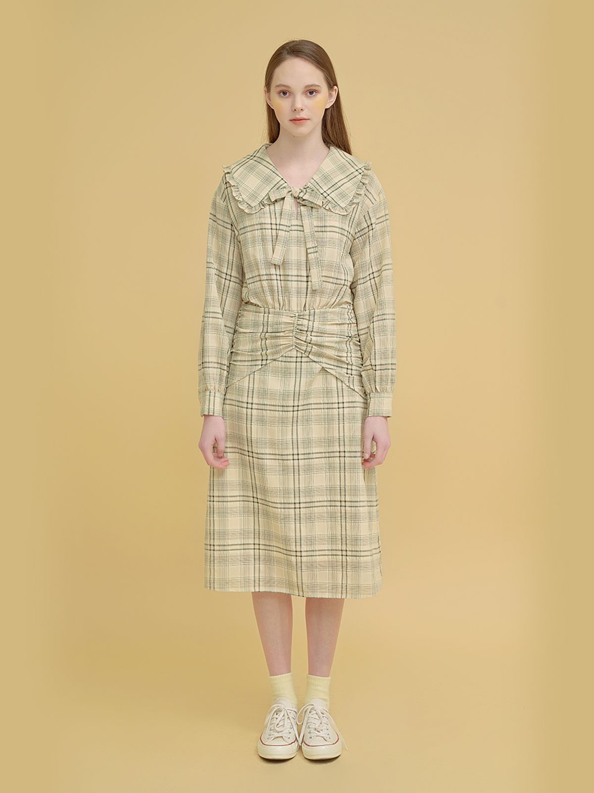 마가린핑거스(MARGARIN FINGERS) BIG COLLAR RIBBON DR(LM)