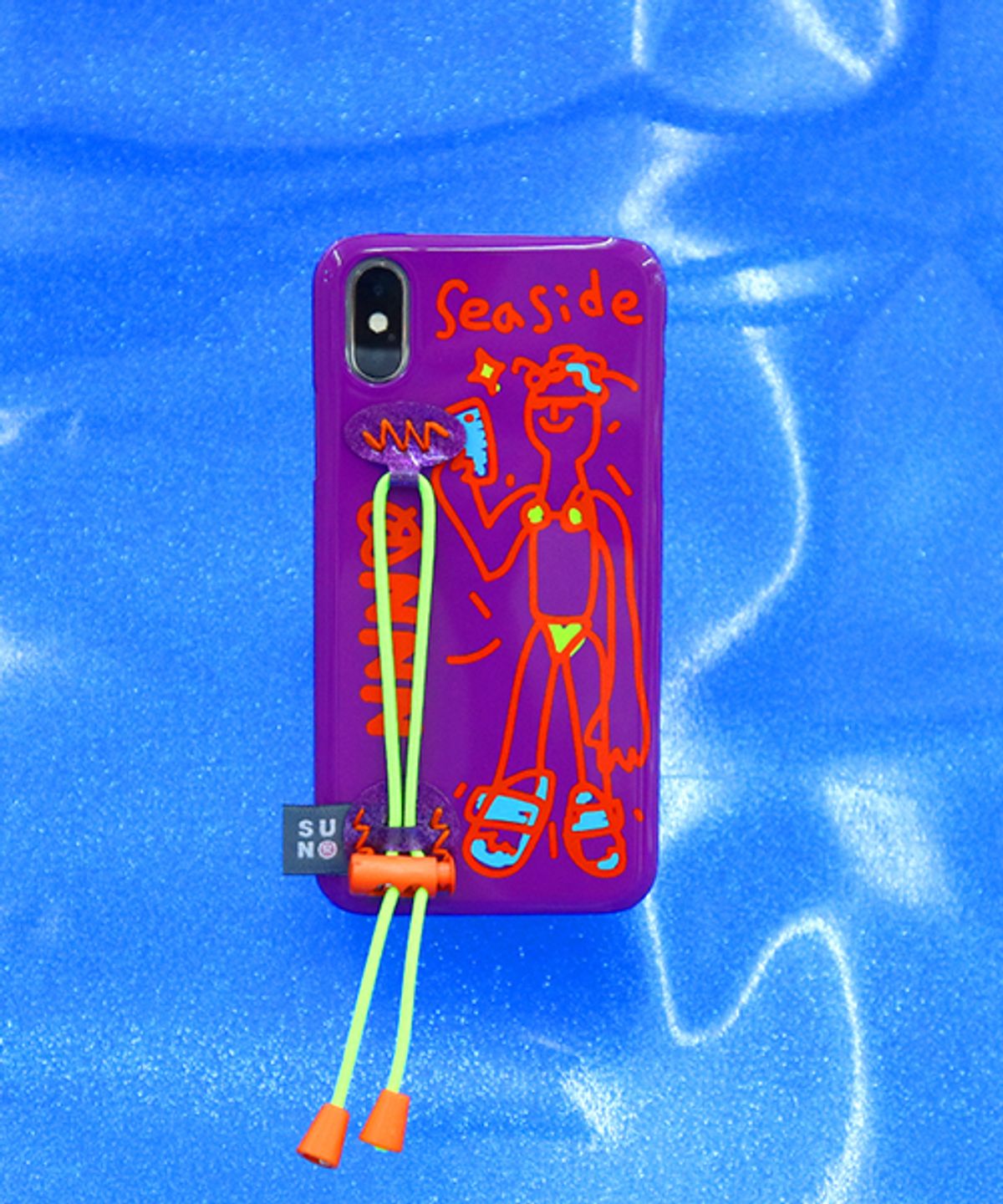 세컨드유니크네임(SECOND UNIQUE NAME) SUN CASE STRING GLOSSY PURPLE