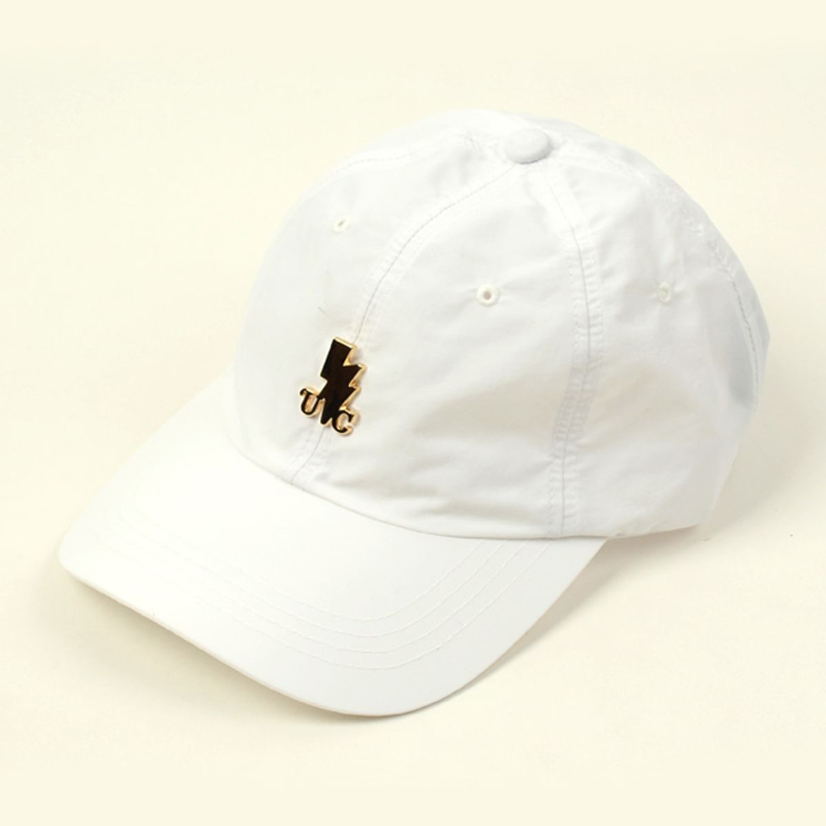유니버셜 케미스트리(UNIVERSAL CHEMISTRY) Thunder Nylon White Ballcap 나일론볼캡