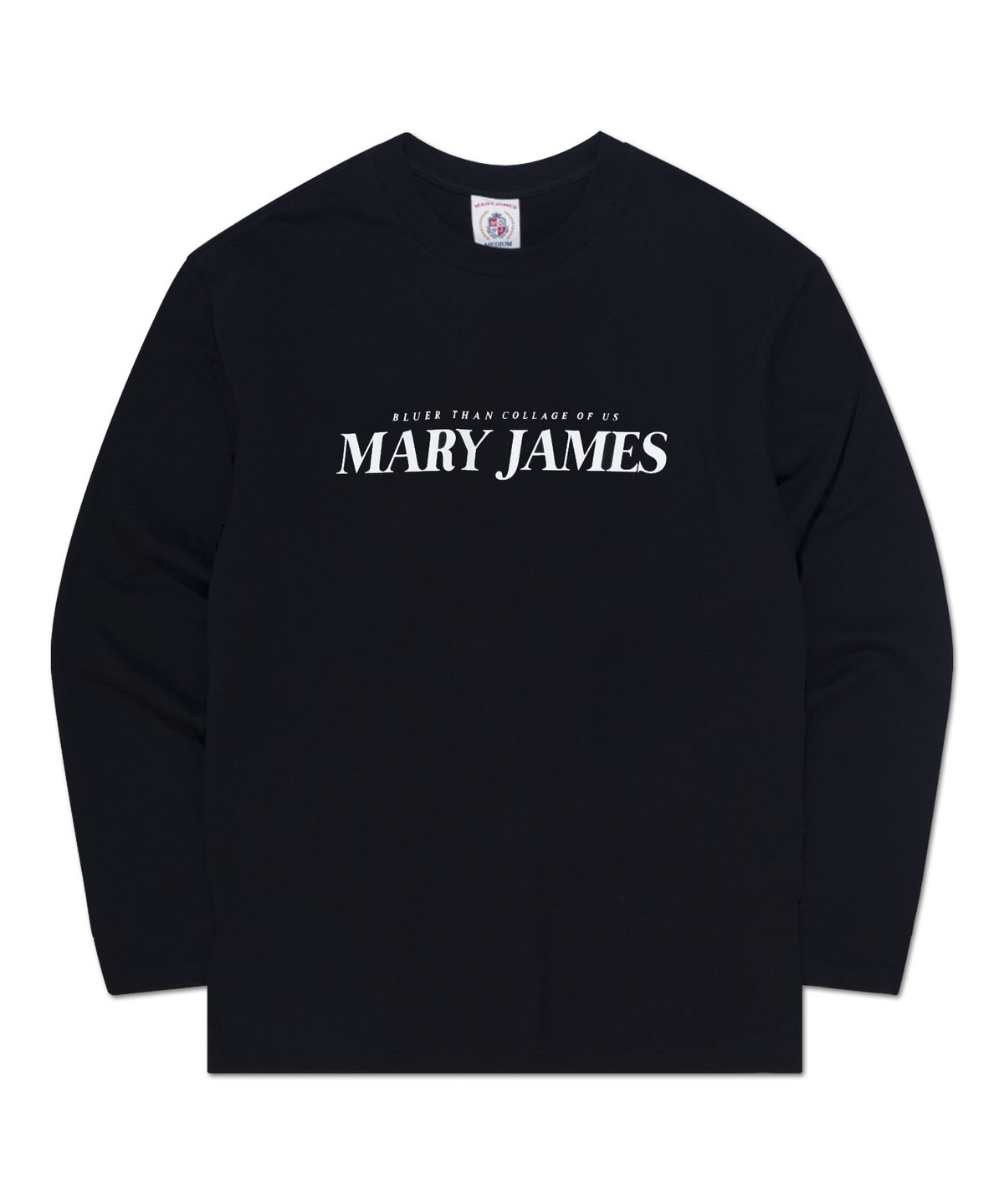 메리제임스(MARYJAMES) COLLAGE OF US 2 LONG SLEEVE - BLACK
