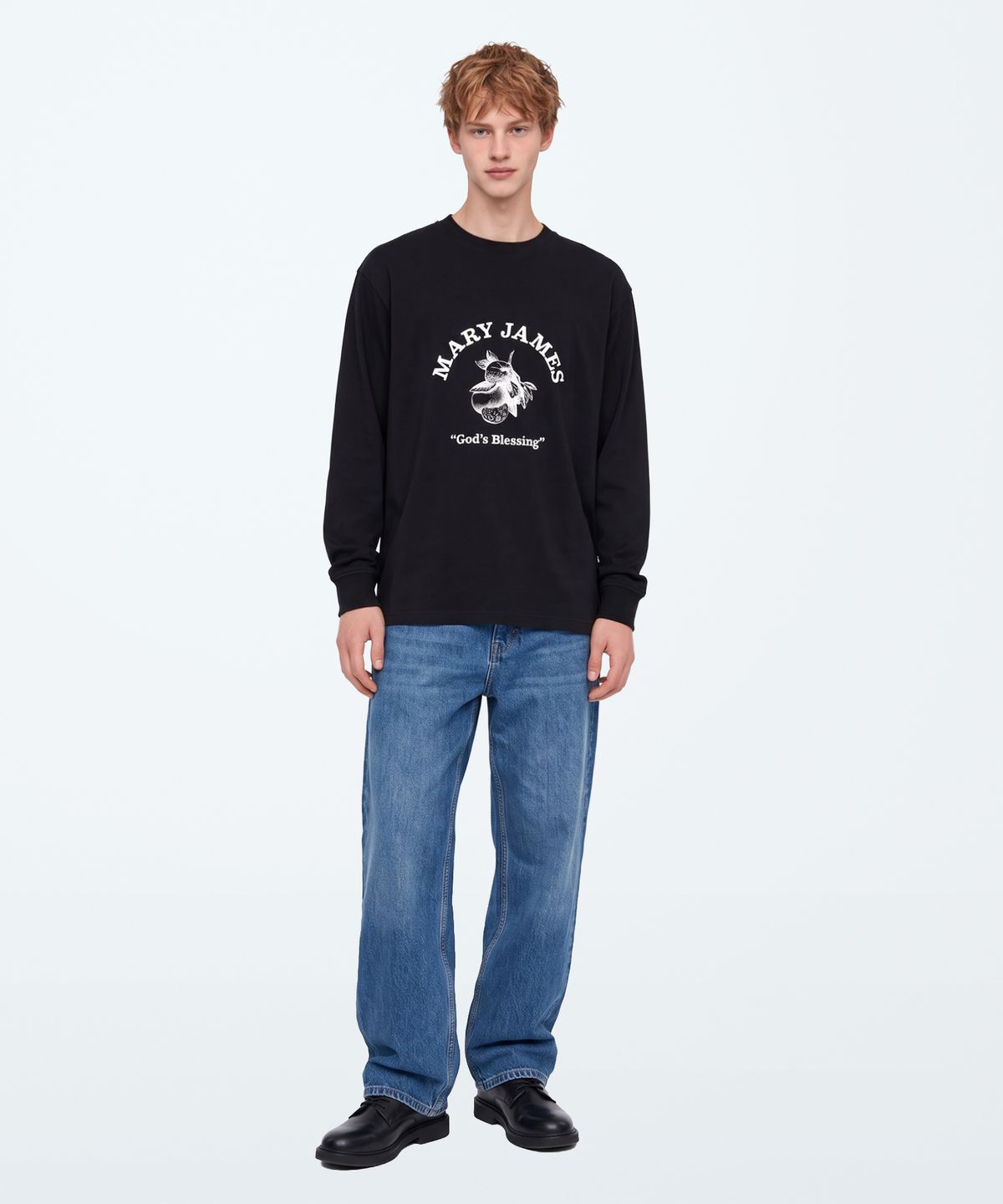 메리제임스(MARYJAMES) [남녀공용] ARANCIONE LONG SLEEVE - BLACK