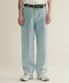 Deep One Tuck Denim Pants [Light Blue]