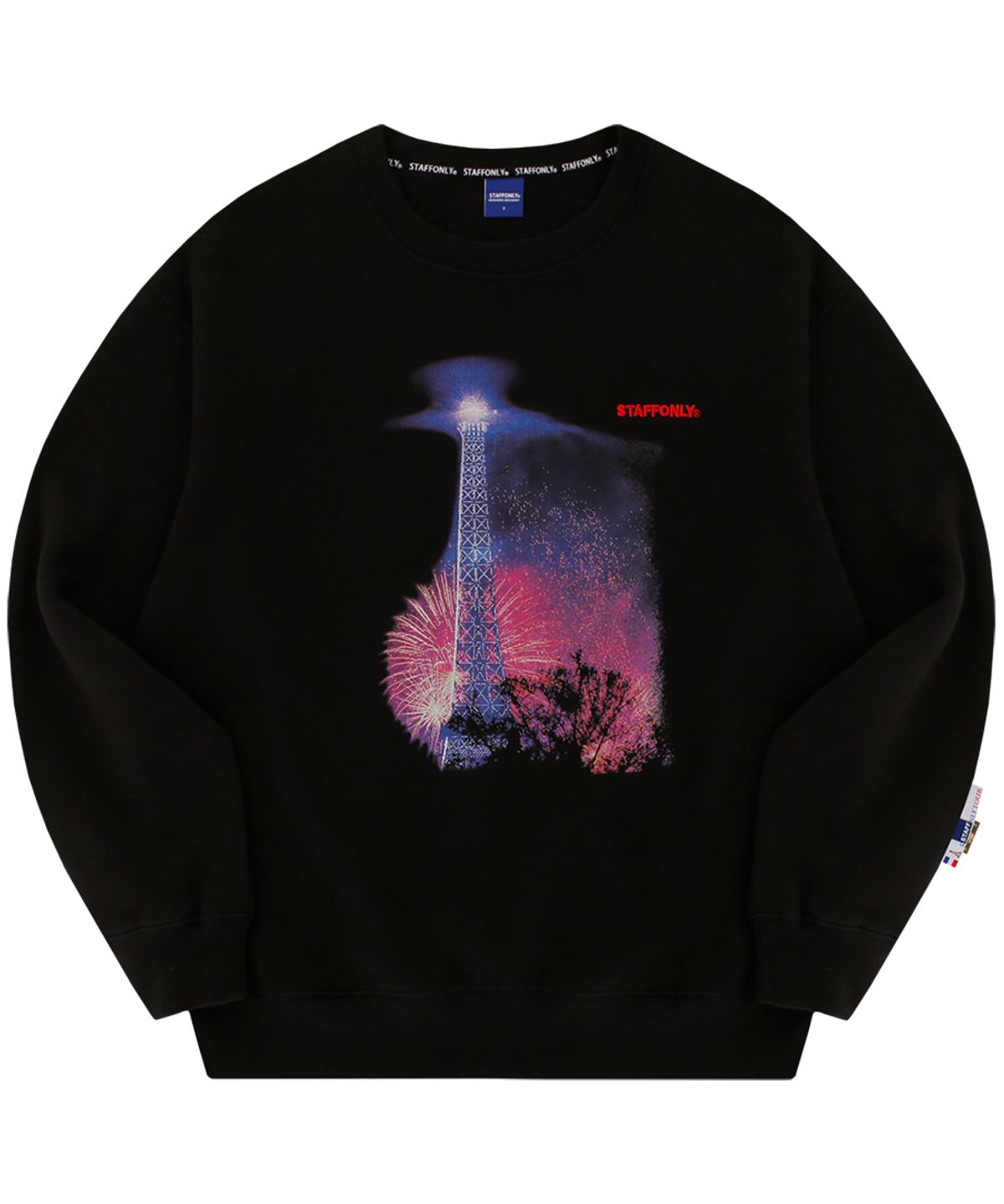 스텝온리(STAFFONLY) [기모]PARIS TONIGHT (BLACK)