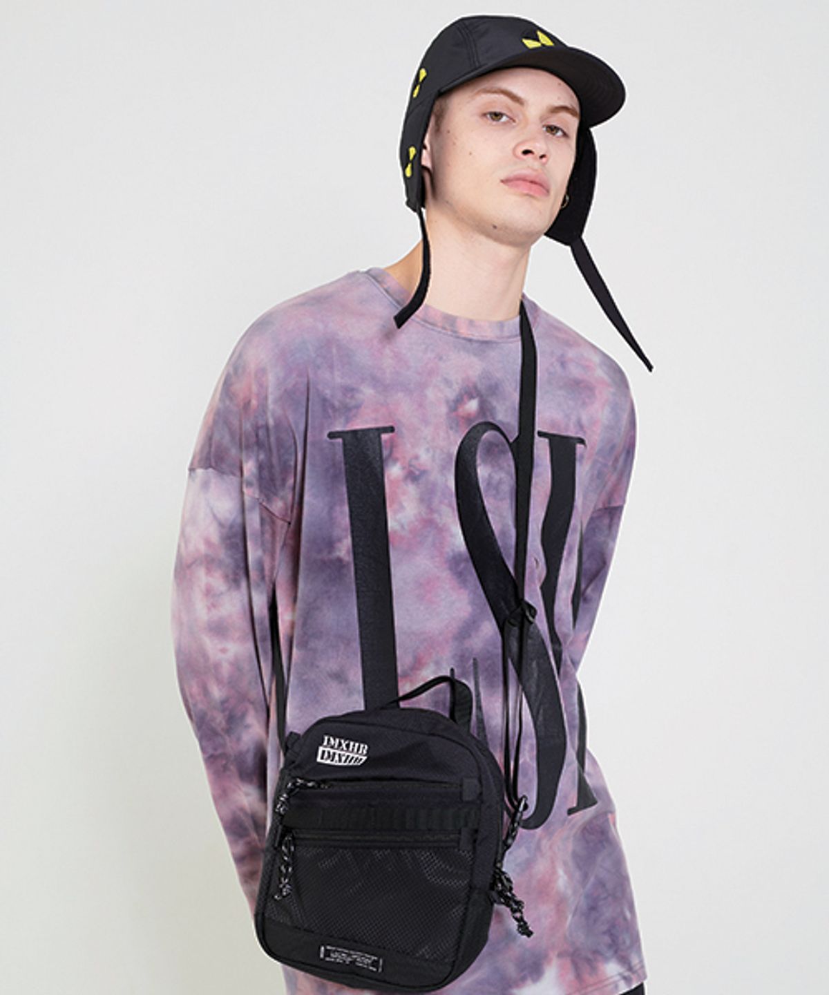 아임낫어휴먼비잉(I AM NOT A HUMAN BEING) L.S.D Tie dye long sleeve - Grey