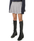 (W) CREAM SKIRT - GRAY