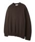 [리뉴얼ver.] 소프트 코튼 크루넥 니트 빈티지브라운 COOSKT008VBROWN