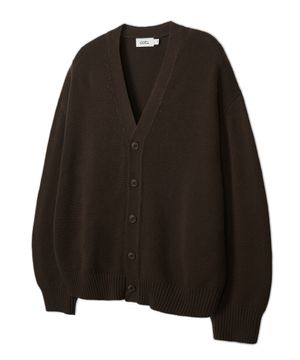 [리뉴얼ver.] 소프트 베이직 브이넥 가디건 빈티지브라운 COOSCD001VBROWN