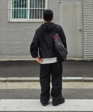 초경량 포켓 폴딩 백팩 24L - 블랙