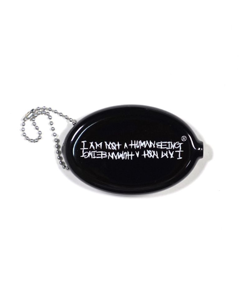 I AM NOT A HUMANBEING COIN POUCH - BLACK