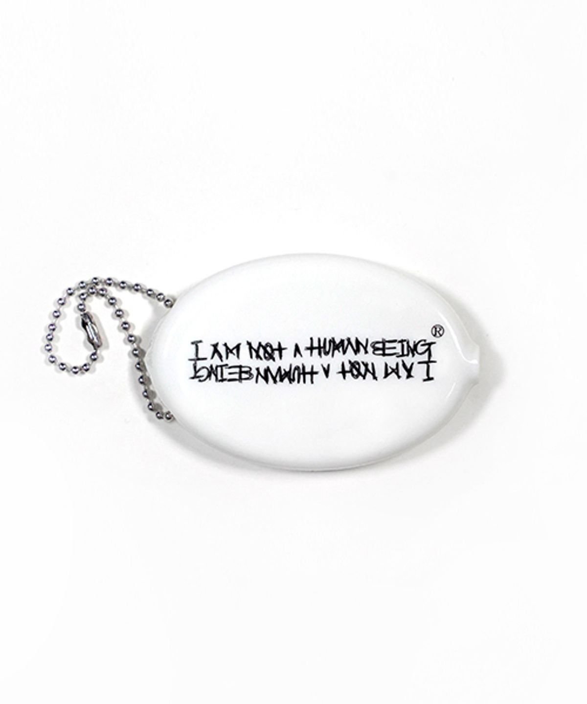 아임낫어휴먼비잉(I AM NOT A HUMAN BEING) I AM NOT A HUMANBEING COIN POUCH - WHITE