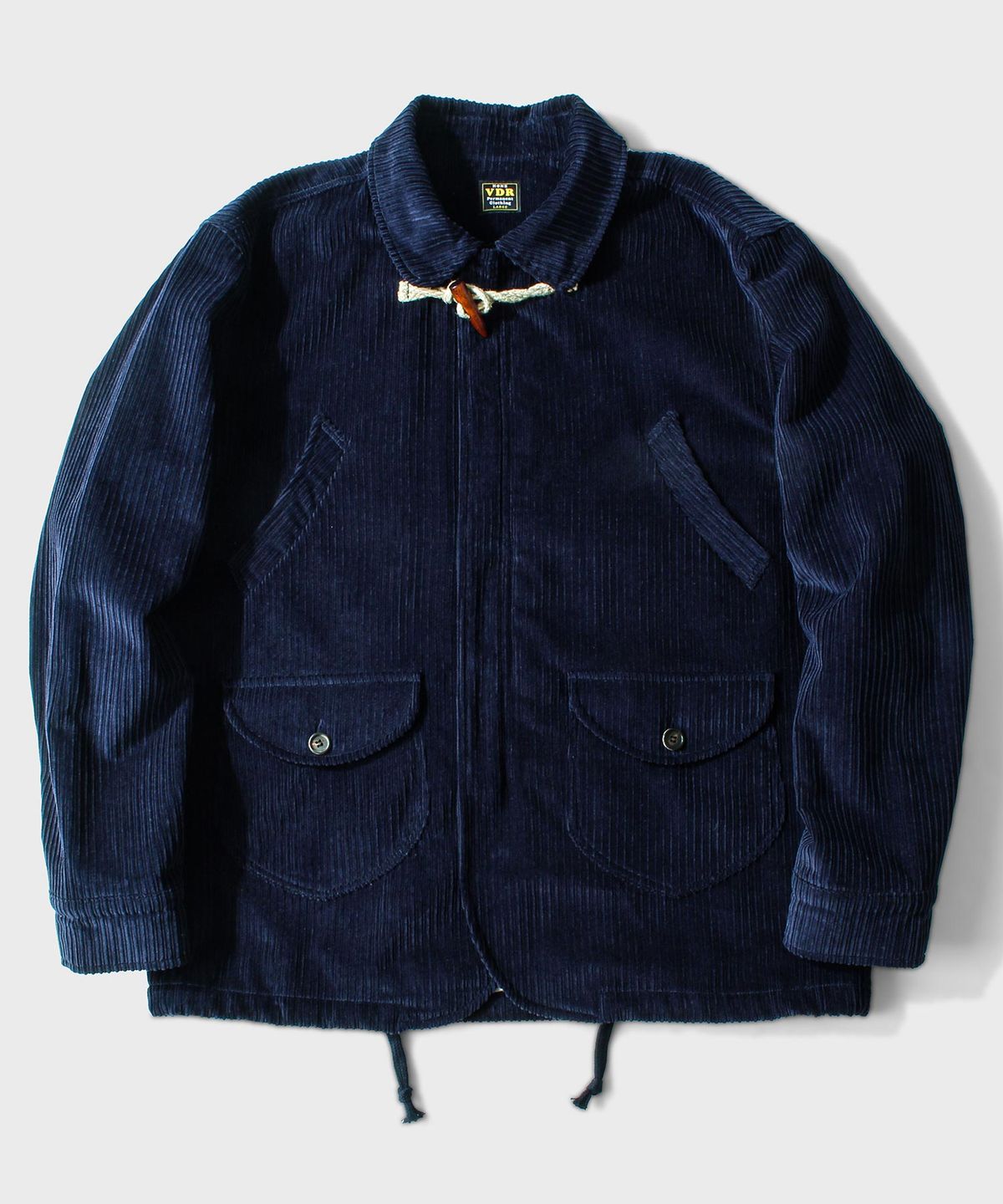 비디알(VDR) CORDUROY TOGGLE 4POCKET JACKET [Sailor Blue]
