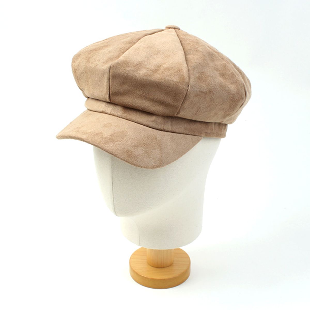 유니버셜 케미스트리(UNIVERSAL CHEMISTRY) Suede Ivory Newsboy Cap 스웨이드 뉴스보이캡