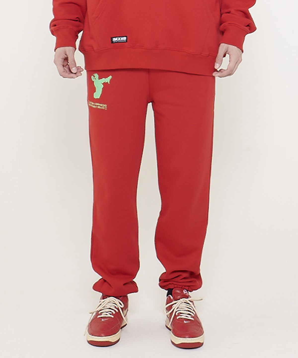 아임낫어휴먼비잉(I AM NOT A HUMAN BEING) Ballerina Sweat Pants - Wine