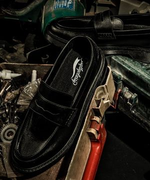 F02 닐젠 페니 로퍼 매트블랙