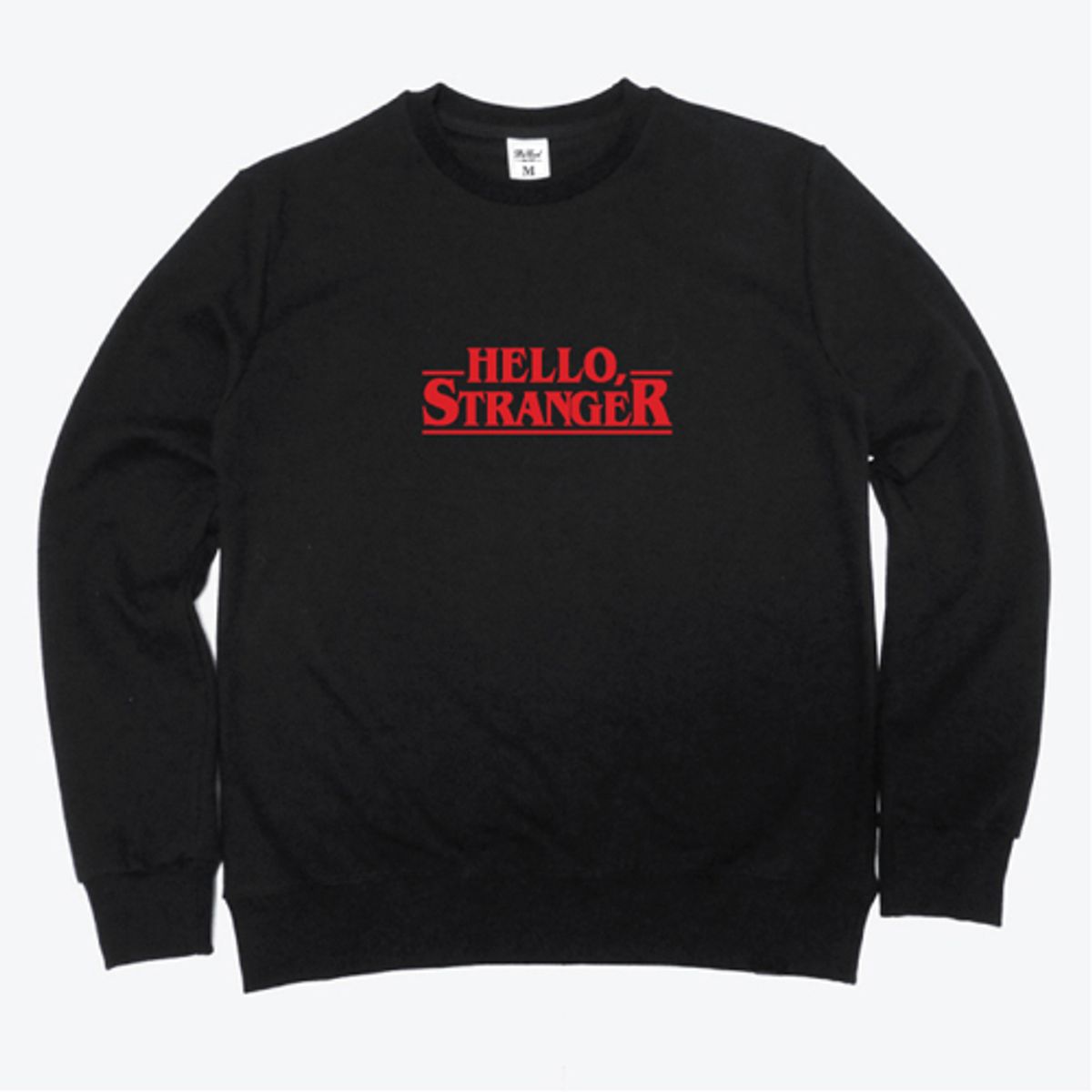 비쿨(BE COOL) Hello Stranger Crewneck black