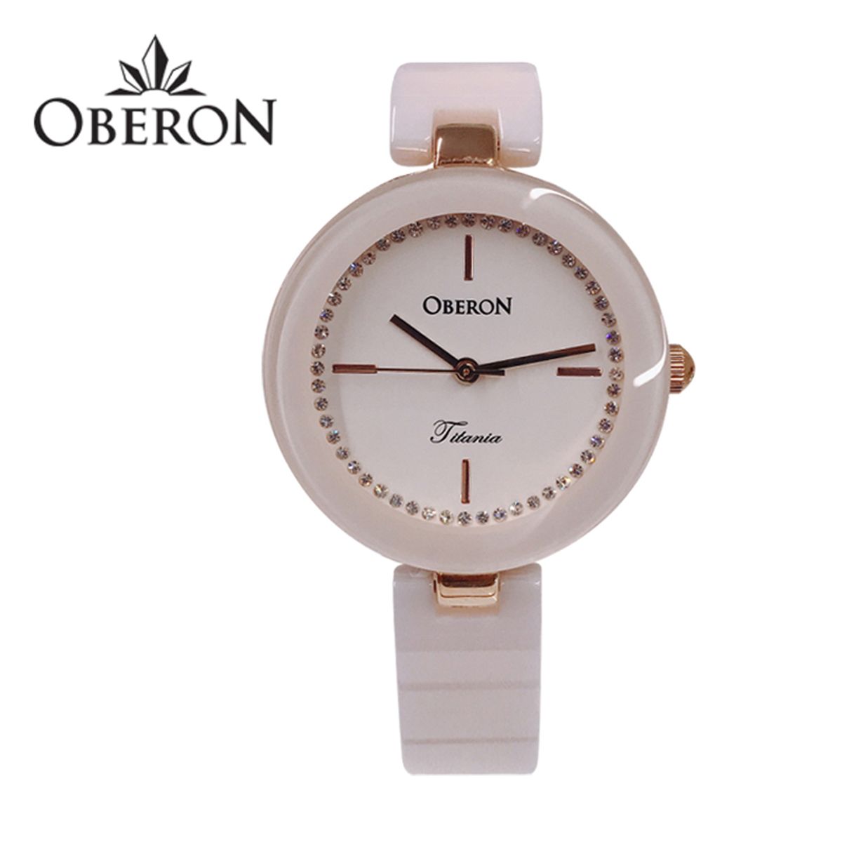 오베론(OBERON) 여성 세라믹밴드시계  OB-309 RGPK