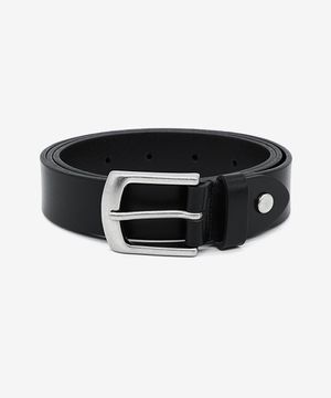 미니멀 레더 벨트 BLACK