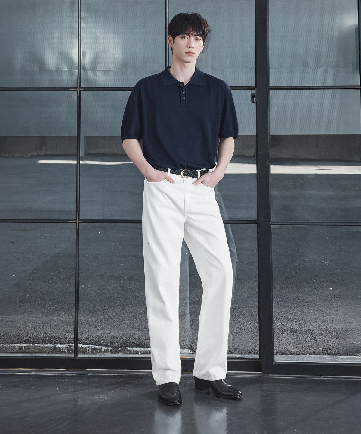 드로우핏(DRAW FIT) 유주얼 뉴 스트레이트 데님 팬츠 [WHITE]
