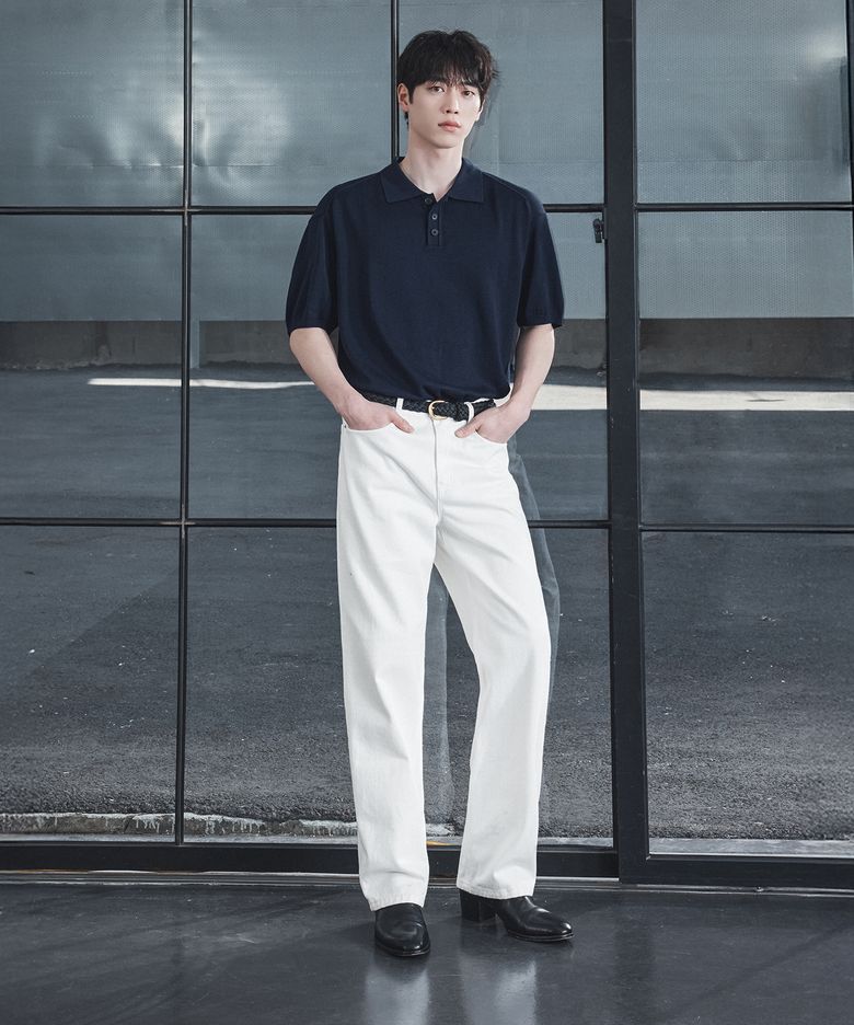 [서강준 PICK] 유주얼 뉴 스트레이트 데님 팬츠 [WHITE]