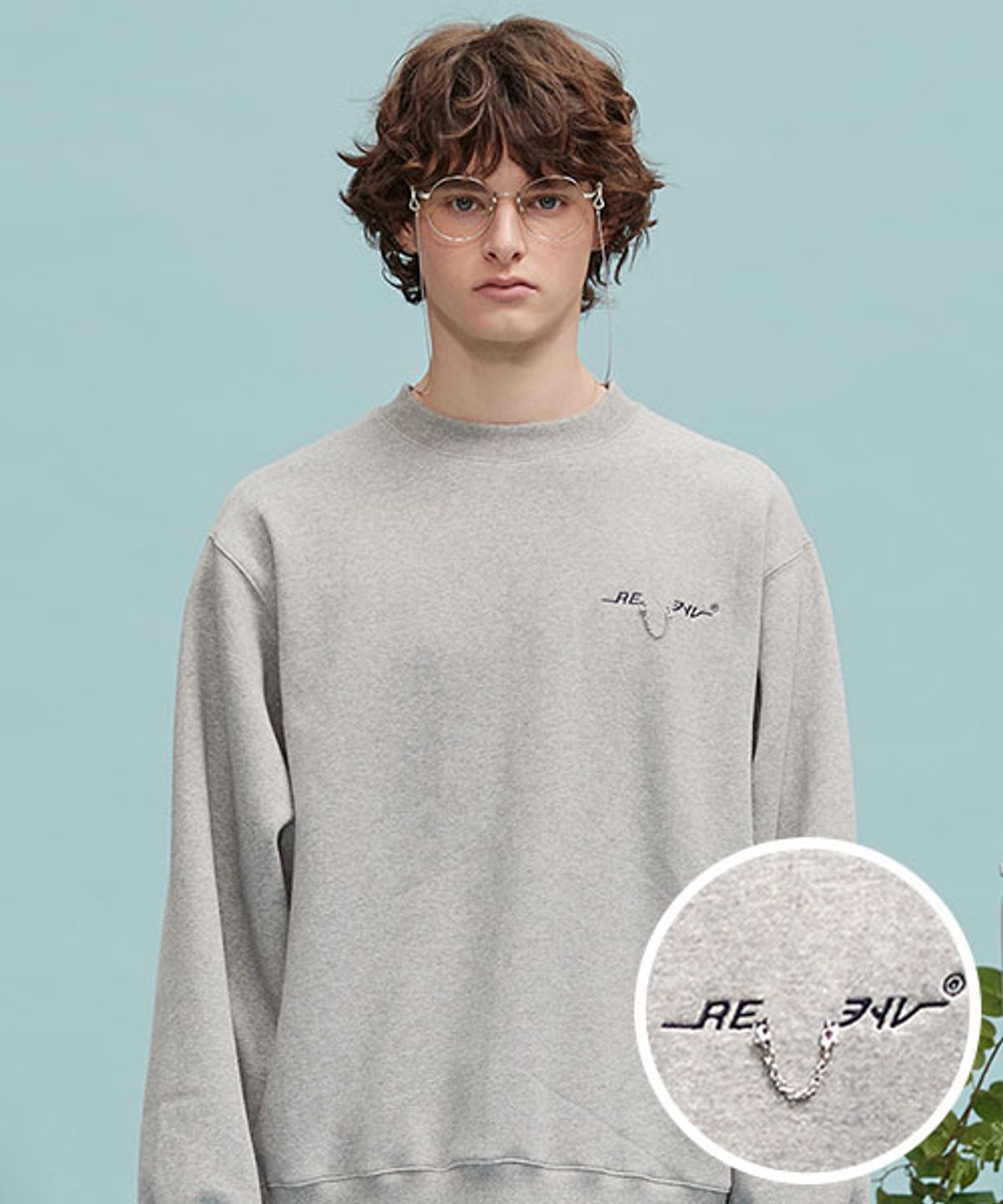 리플레이컨테이너(REPLAY CONTAINER) RE chain mtm (gray)
