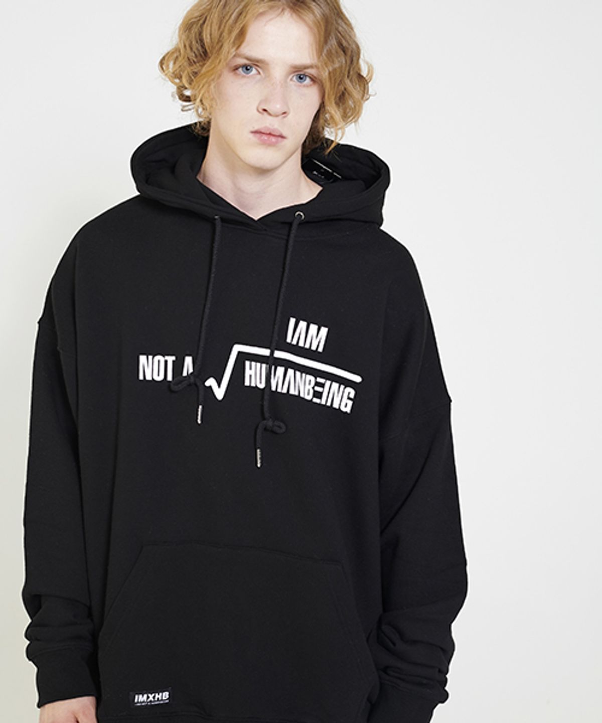아임낫어휴먼비잉(I AM NOT A HUMAN BEING) Math Hoody - Black