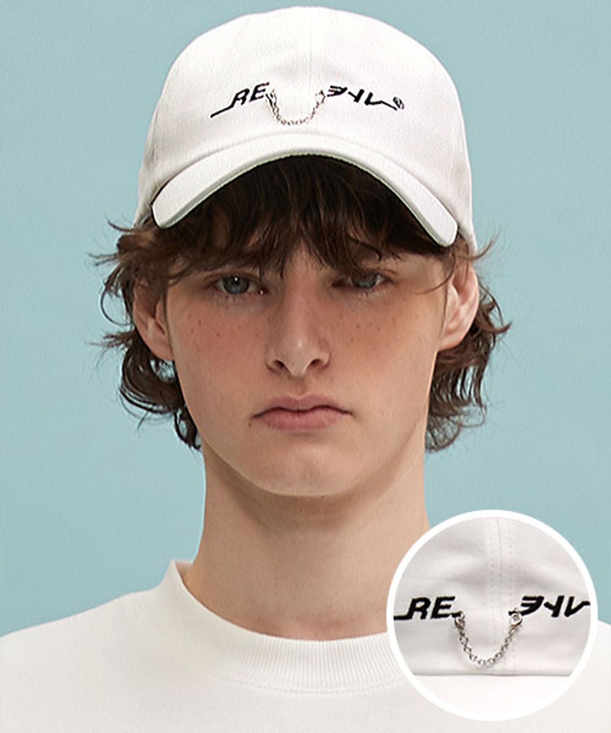 리플레이컨테이너(REPLAY CONTAINER) RE chain cap (white)
