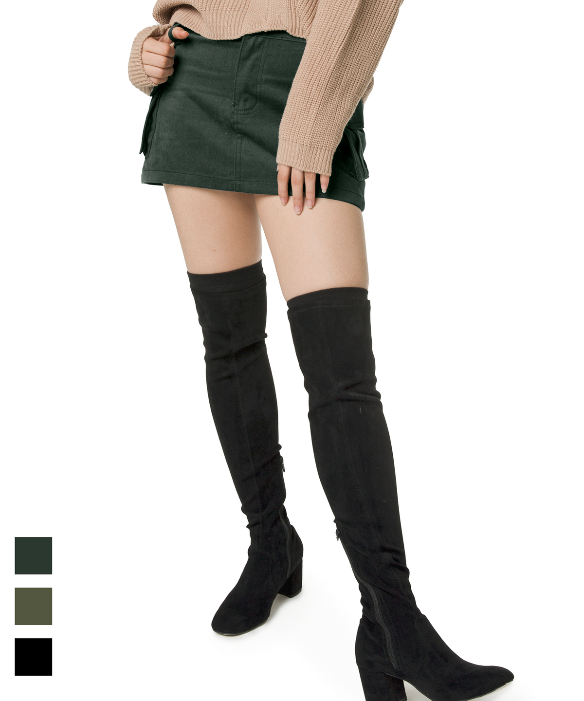 아파트먼트(APARTMENT) (W) HOLLIS LOW WAIST CARGO SKIRT (3 COLOR)