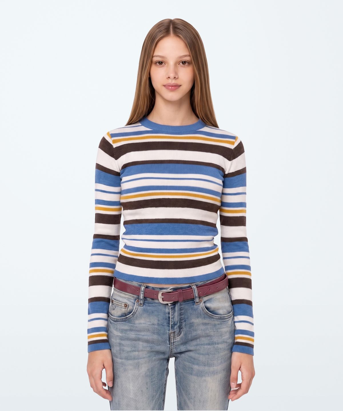 아파트먼트(APARTMENT) (W) EASY FOR U KNIT - BLUE