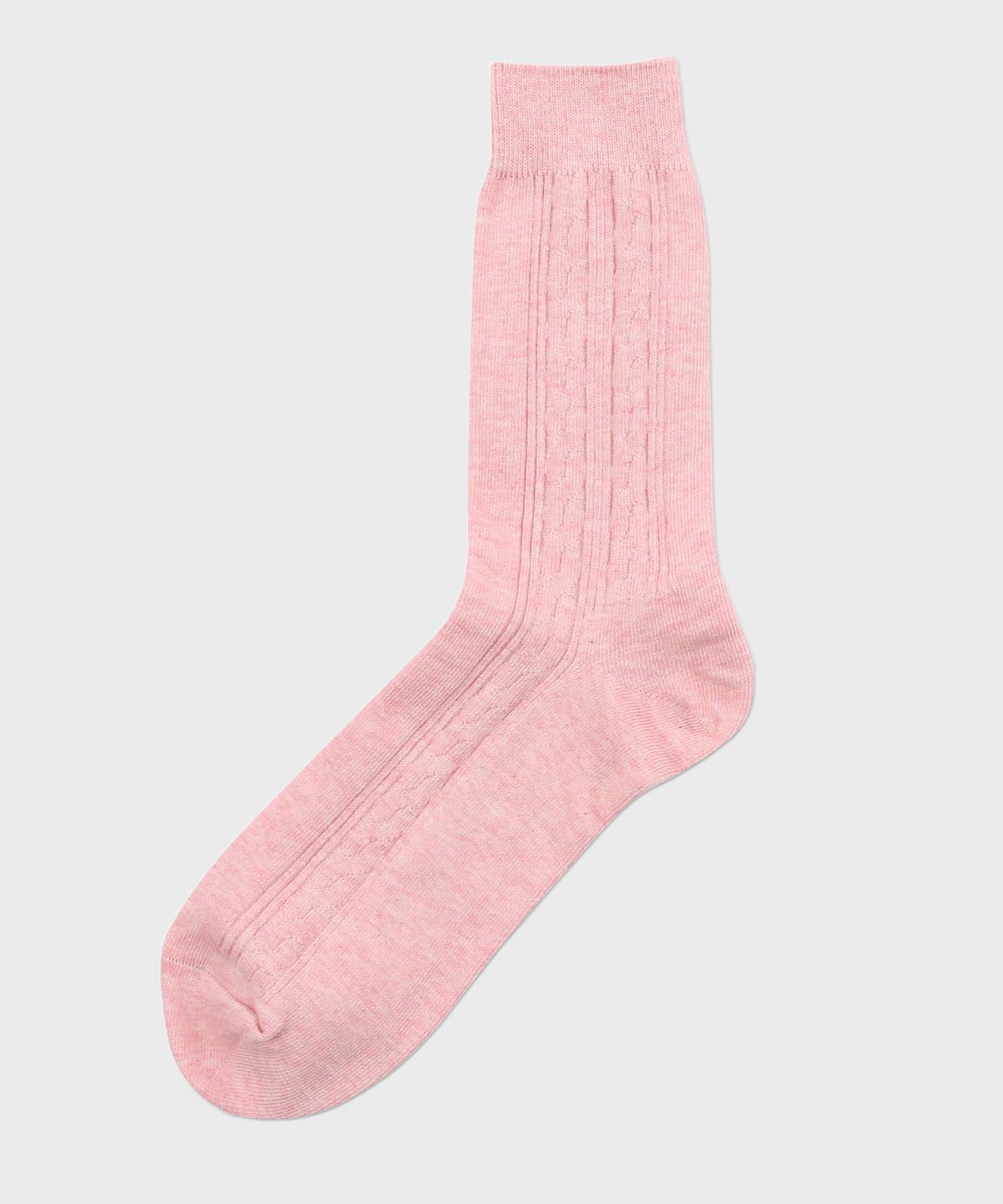 삭스더랭귀지(SOCKS THE LANGUAGE) 꽈배기 링크스 양말(핑크)