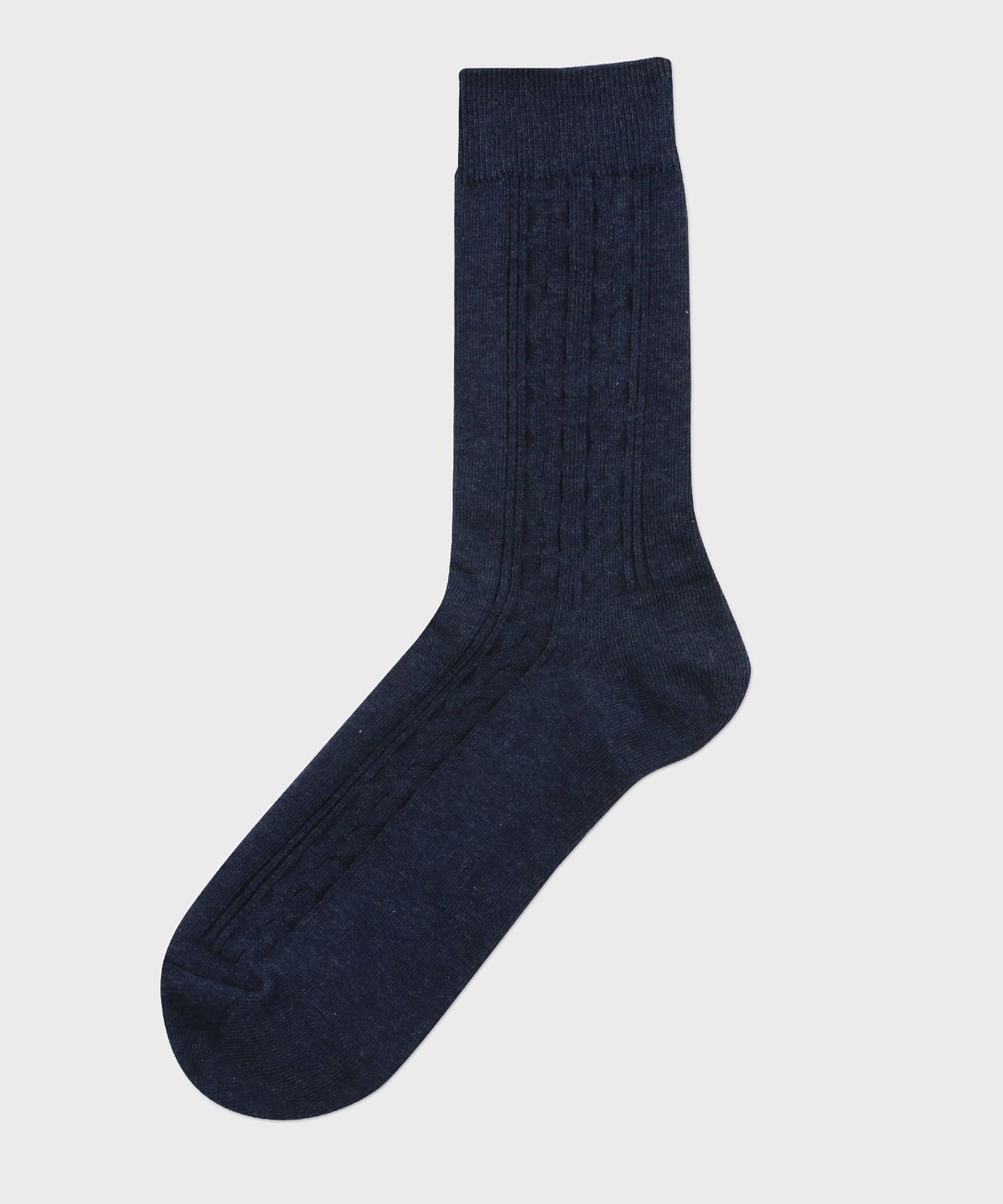삭스더랭귀지(SOCKS THE LANGUAGE) 꽈배기 링크스 양말(네이비)