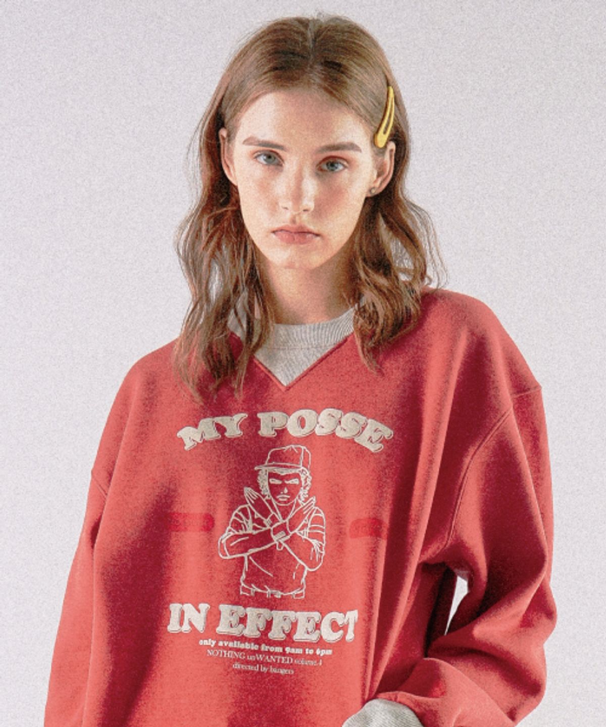 뱅어스(BANGERS) NO OVERTIME SWEATSHIRT_CORAL