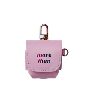 홀로그래픽 에어팟 케이스 레더_라벤더 핑크