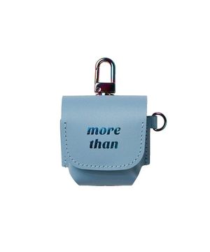 홀로그래픽 에어팟 케이스 레더_파우더 블루