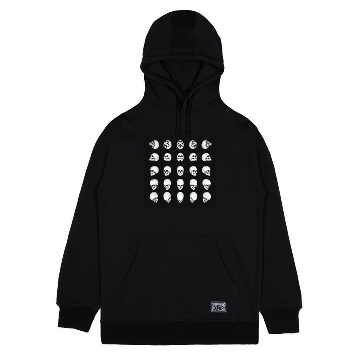 에잇볼륨(EIGHTVOLUME) EV 25 스컬즈 오버핏 후드
