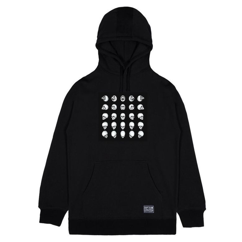 EV 25 스컬즈 오버핏 후드