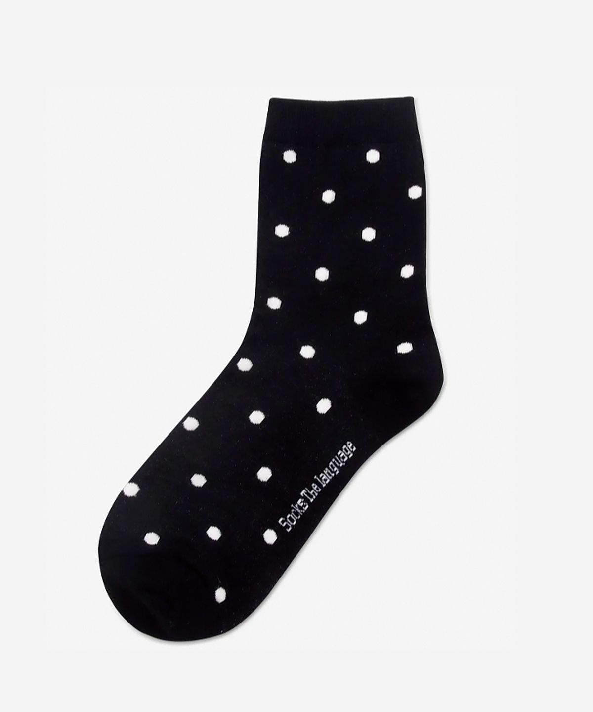 삭스더랭귀지(SOCKS THE LANGUAGE) 살롱 블랙 패션양말