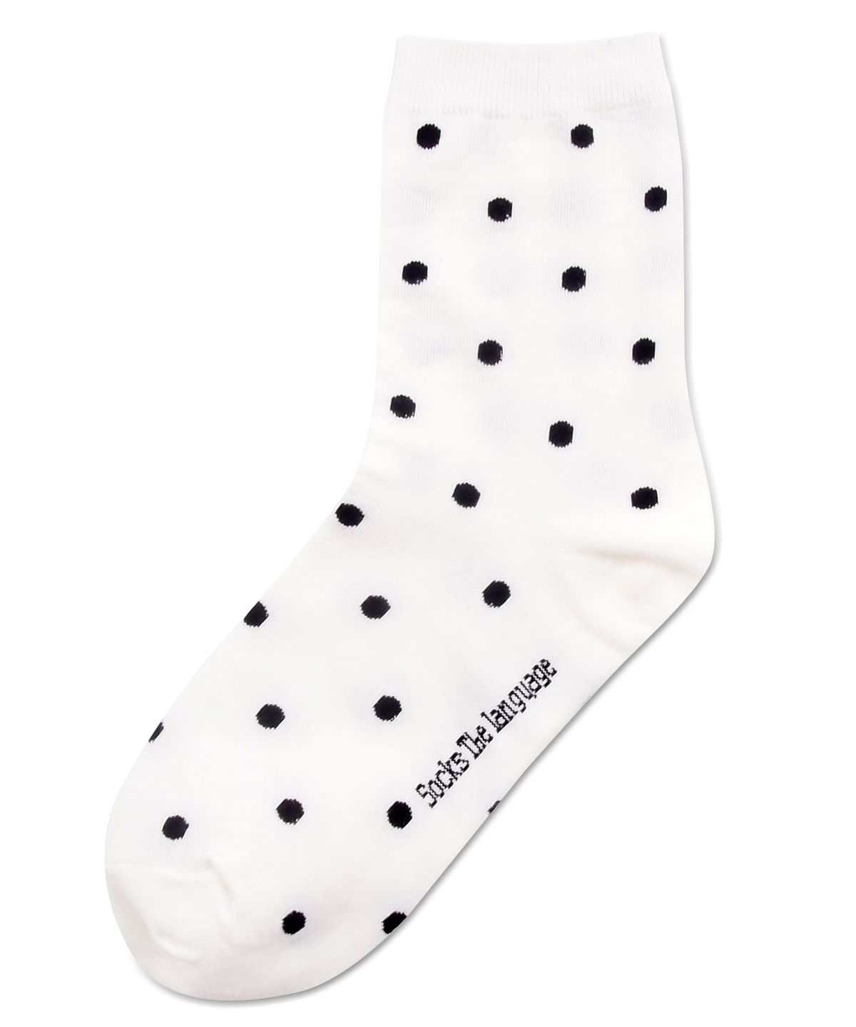 삭스더랭귀지(SOCKS THE LANGUAGE) 살롱 화이트 패션양말