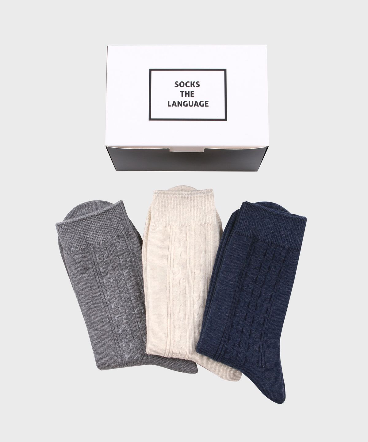 삭스더랭귀지(SOCKS THE LANGUAGE) 오늘도 힘을내요 (양말3SET)