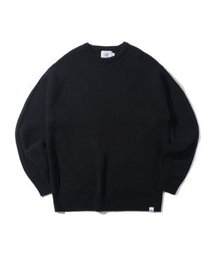 ROUND NECK 니트 black