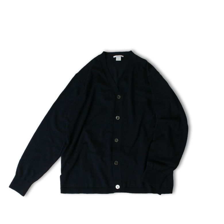 컴포트 인사이드 아웃 가디건 네이비