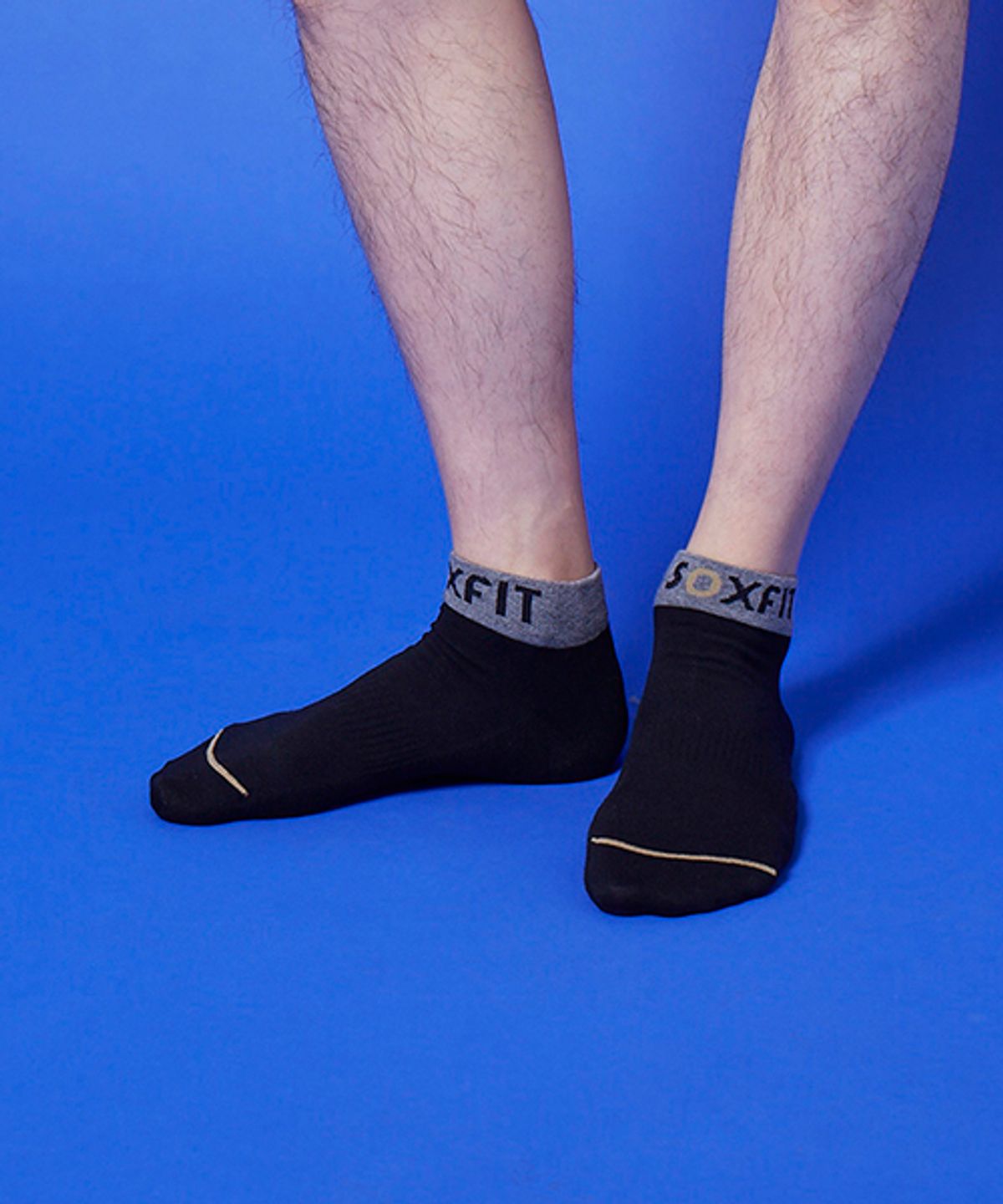 삭스핏(SOXFIT) 그레이 블랙 아틀레틱 앵클삭스