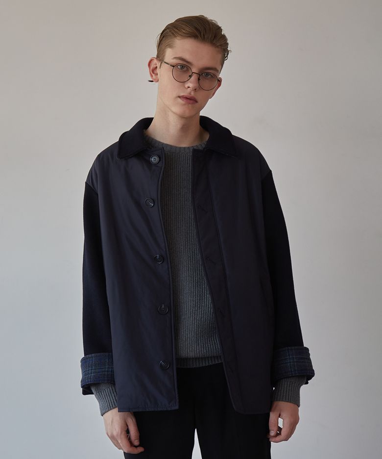 PADDING COAT JACKET (NAVY)
