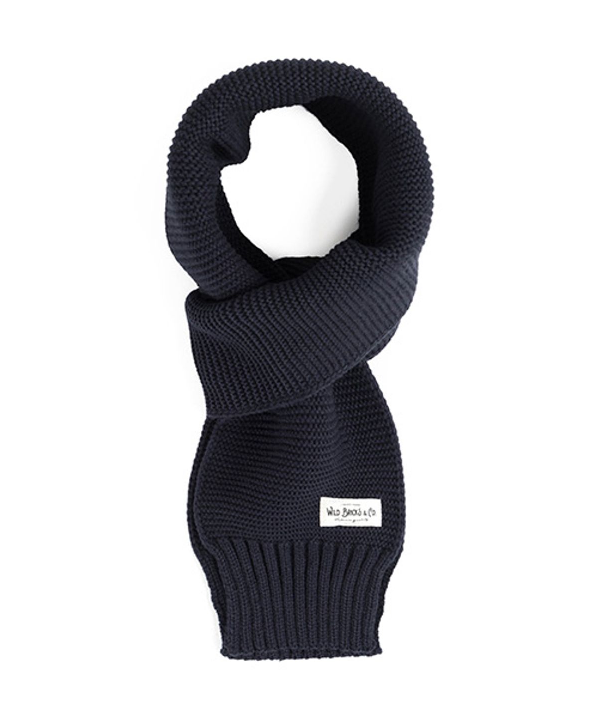 와일드 브릭스(WILD BRICKS) MILITARY KNIT MUFFLER (navy)