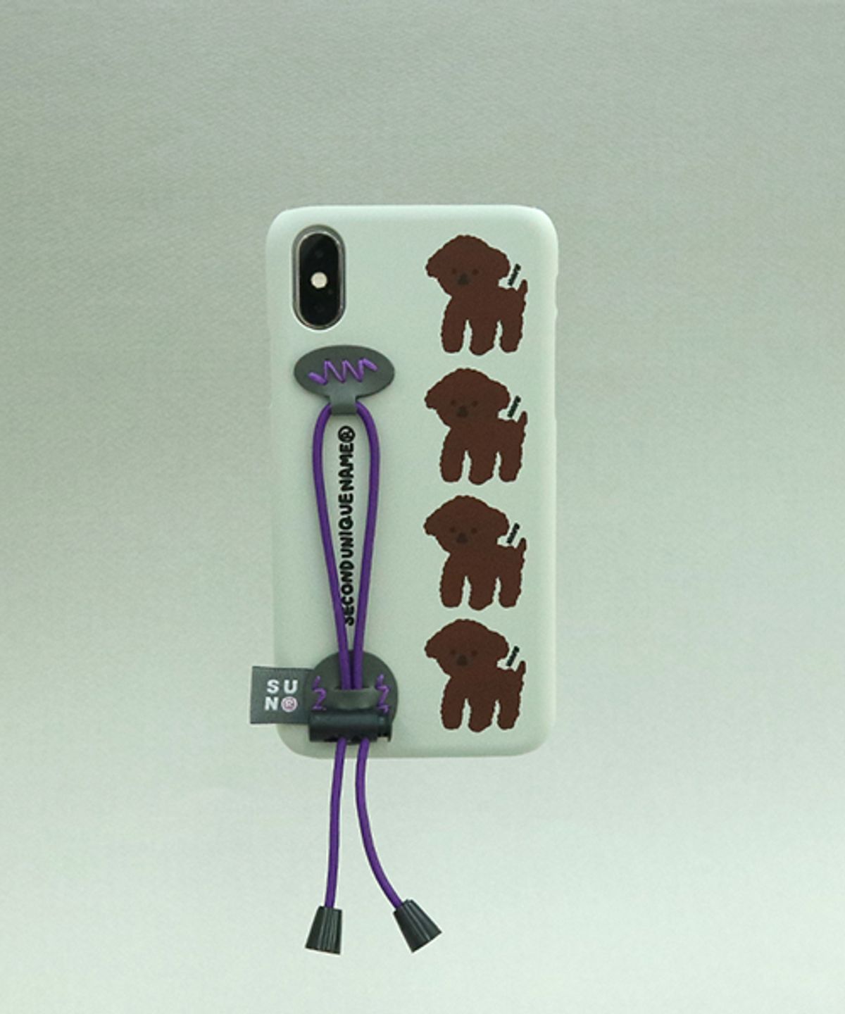 세컨드유니크네임(SECOND UNIQUE NAME) SUN CASE STRING LIGHT GREY