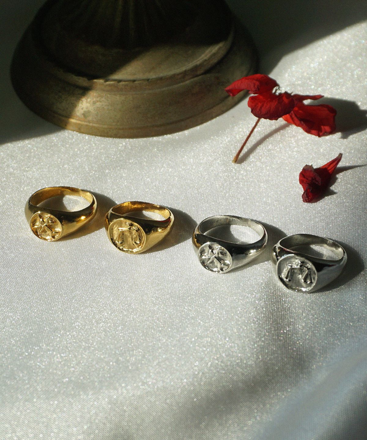 비자르 주얼리(BIZARRE JEWELRY) 각인 반지 (천사 & 저울)