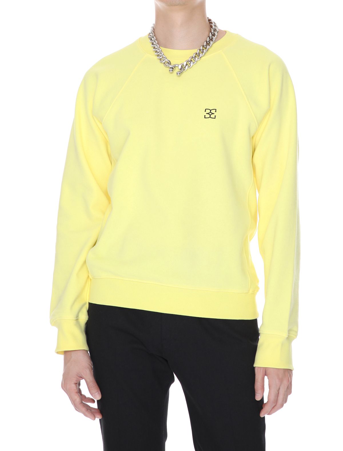 블라인드니스(BLINDNESS) RAGLAN EMBLEM SWEATSHIRTS YELLOW