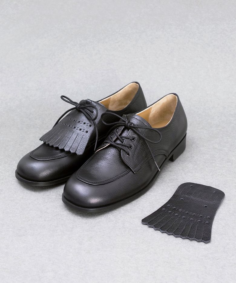 2Ways Kiltie Derby Shoes_Black