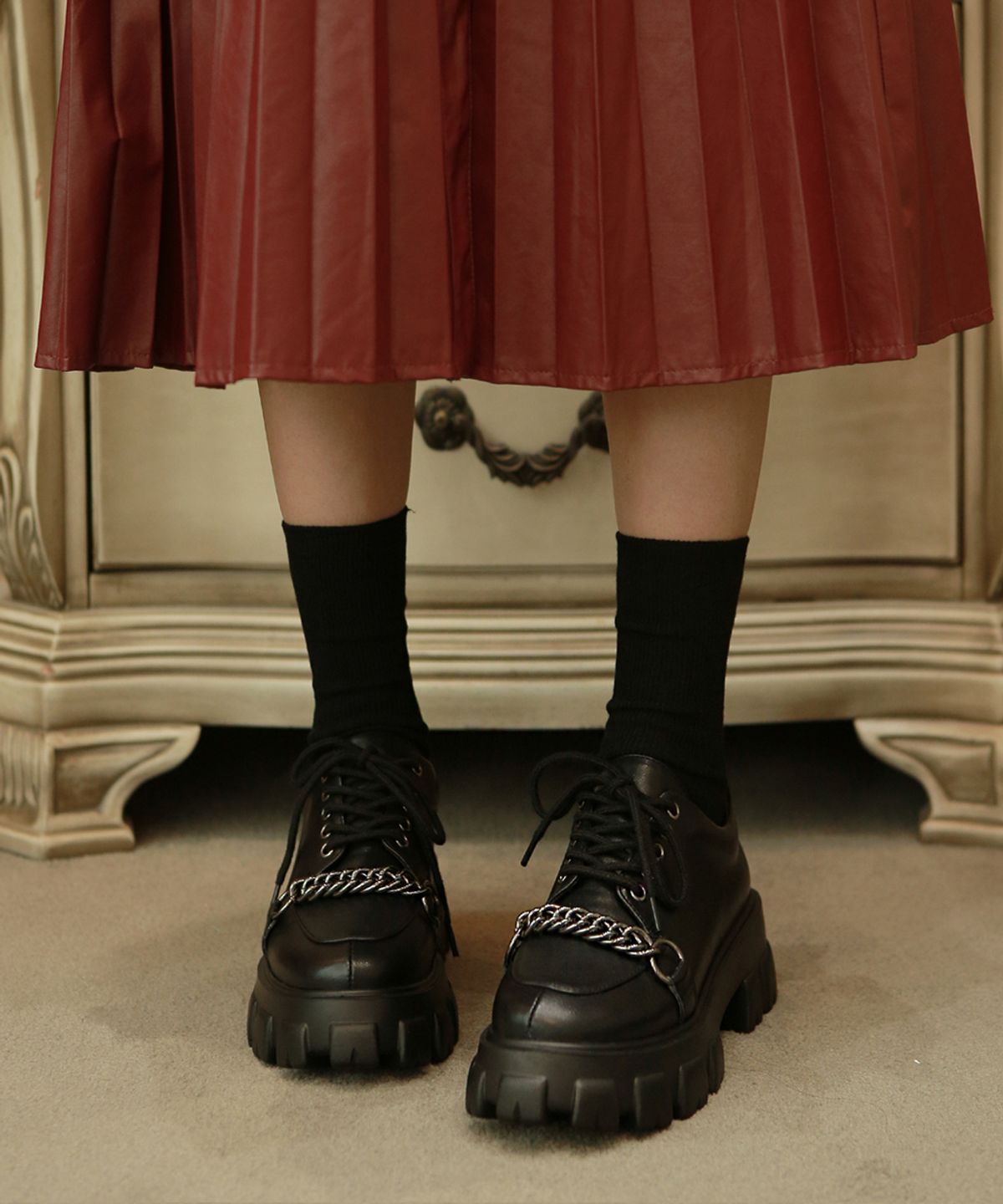 프리플라(FRI FLA) 19B510 black loafer