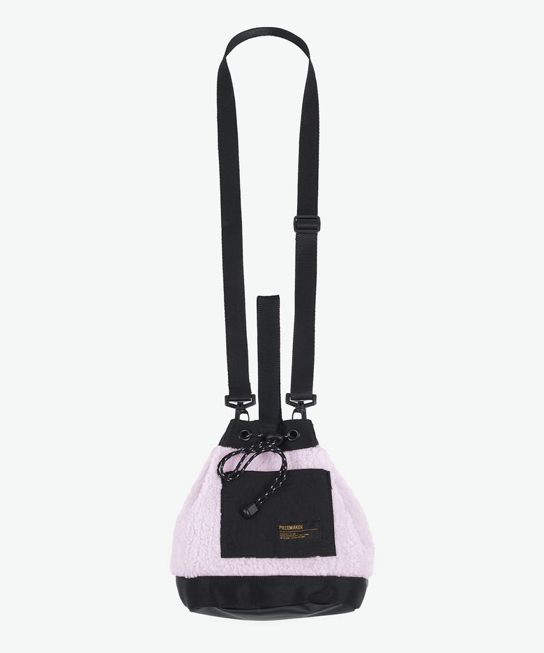 FLEECE BUCKET BAG (PURPLE)