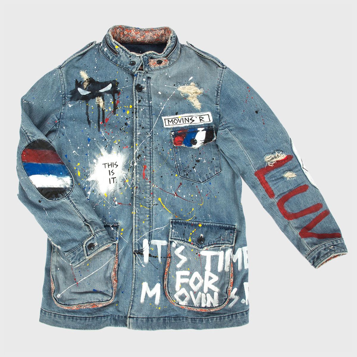 모빈스알(MOVINS.R) Aquila PAINTERS BREATH JKT